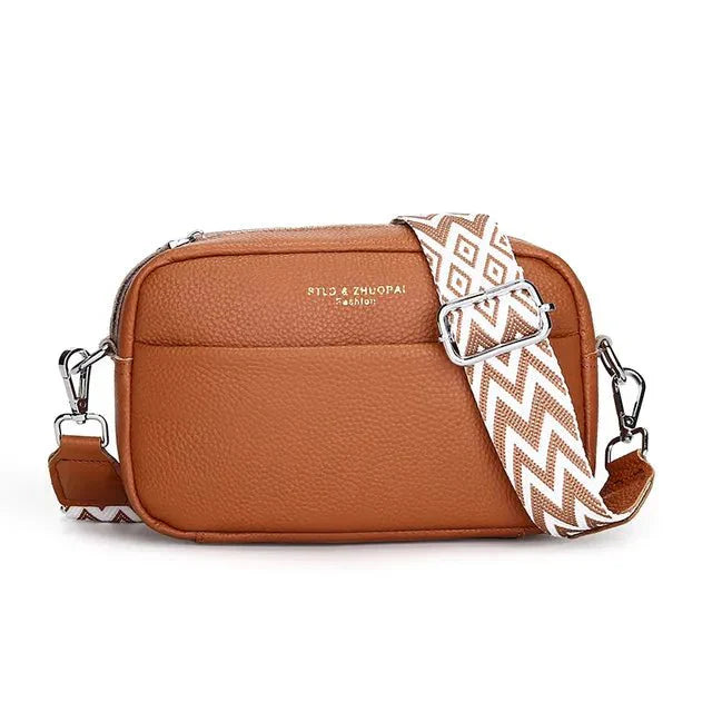 Crossbody Bag | Dragkedja | Liten | Tjock rem Cross Body Bag | Damväskor-Eva Jonsson