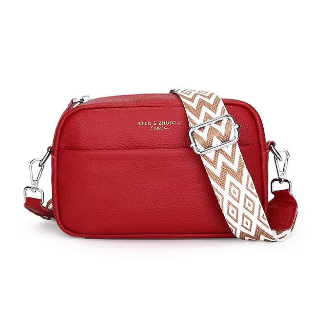 Crossbody Bag | Dragkedja | Liten | Tjock rem Cross Body Bag | Damväskor-Eva Jonsson