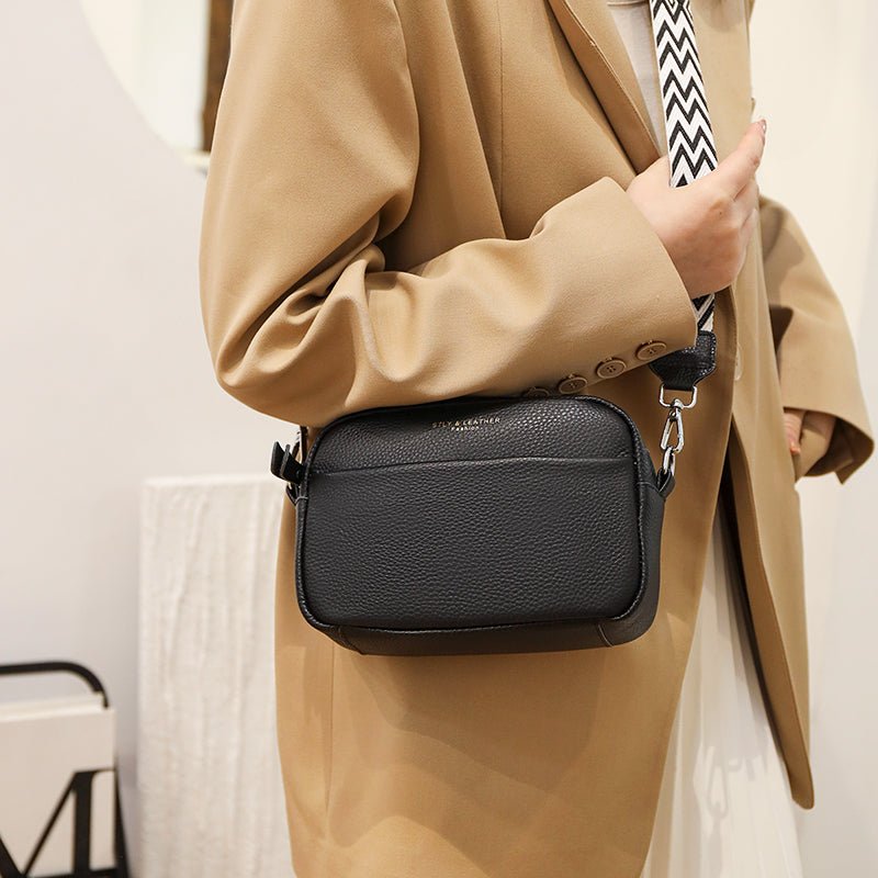Crossbody Bag | Dragkedja | Liten | Tjock rem Cross Body Bag | Damväskor-Eva Jonsson