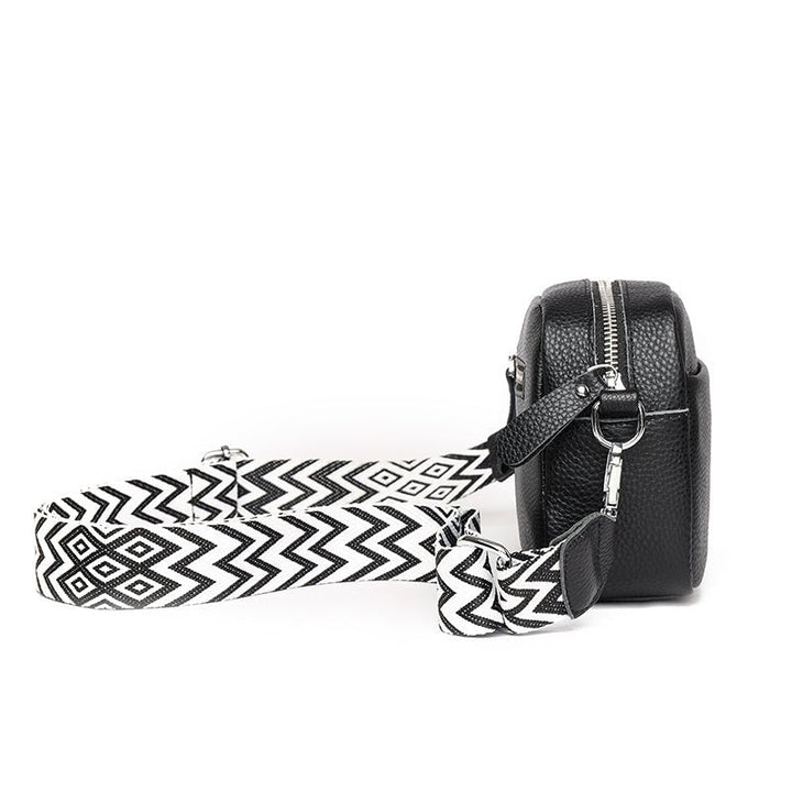 Crossbody Bag | Dragkedja | Liten | Tjock rem Cross Body Bag | Damväskor-Eva Jonsson