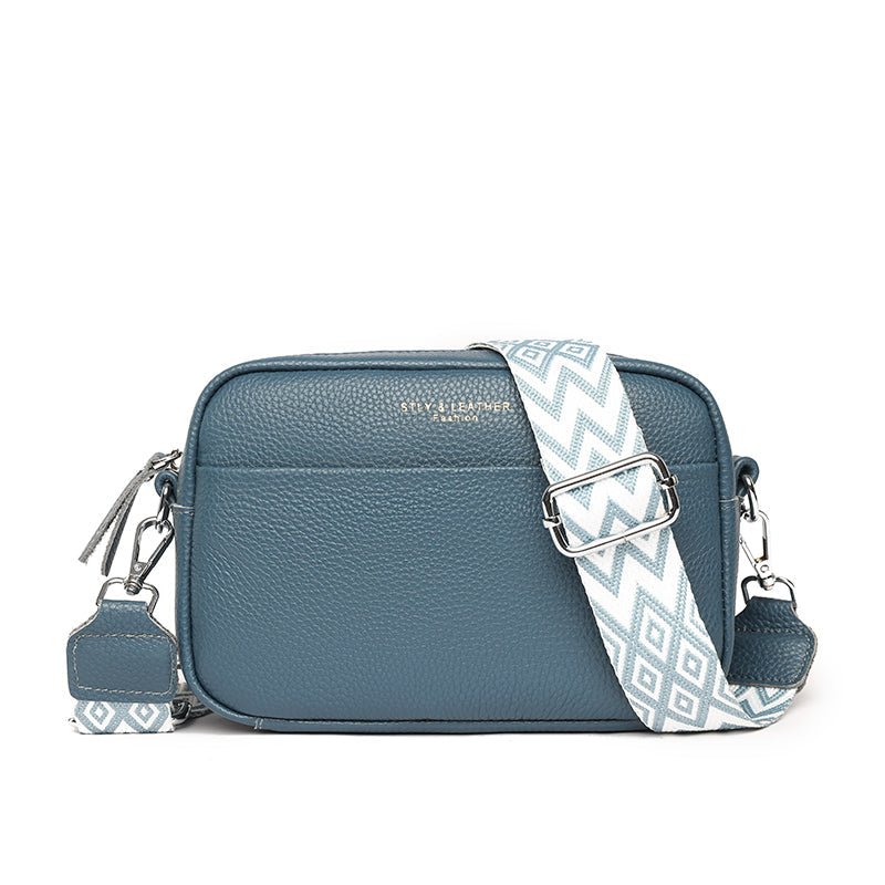 Crossbody Bag | Dragkedja | Liten | Tjock rem Cross Body Bag | Damväskor-Eva Jonsson