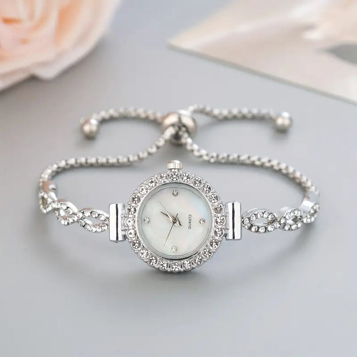 CrystalChrono klocka | Kvartsur med rhinestone för kvinnor-Eva Jonsson