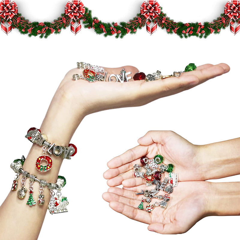 DIY 24-dagars Julnedräknings-Kalenderarmbands-Kit-Eva Jonsson
