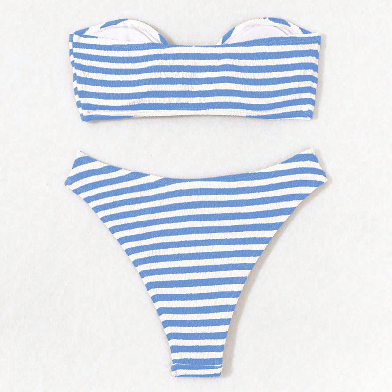 Dam Bandeau bikini med modernt spänneförslutning Mirla-Eva Jonsson