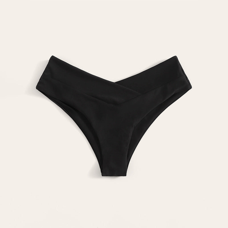 Dam Bikini brief med hög midja och elegant V-uttning Mirla-Eva Jonsson