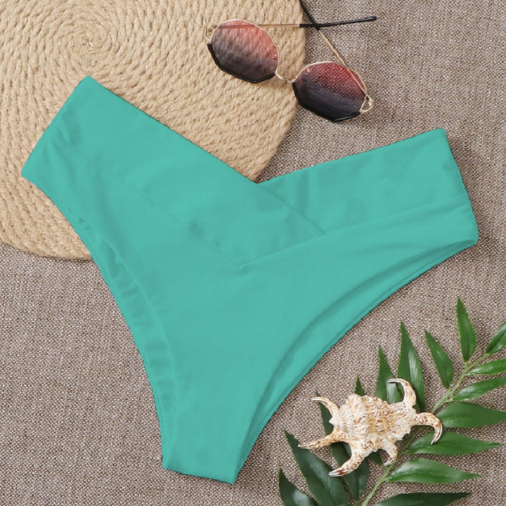 Dam Bikini brief med hög midja och elegant V-uttning Mirla-Eva Jonsson