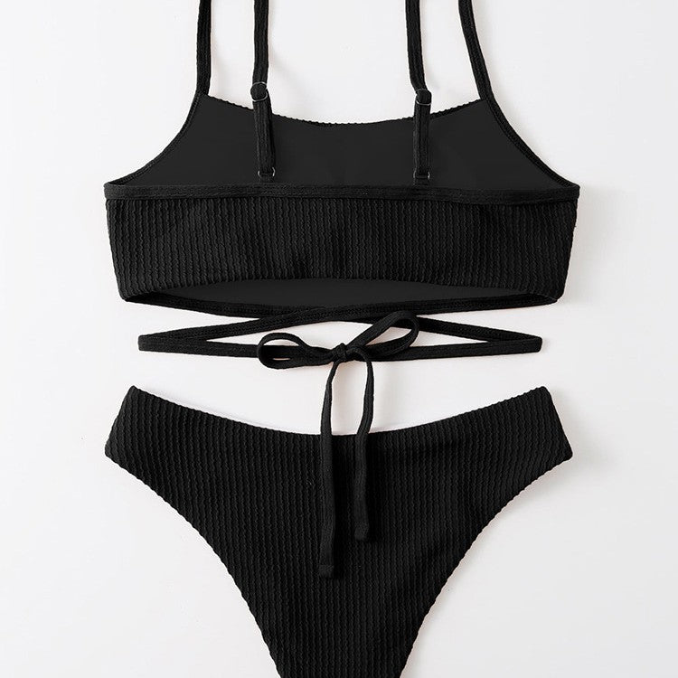 Dam Bikini-set med justerbara band och modernt vriddetalj Mirla-Eva Jonsson