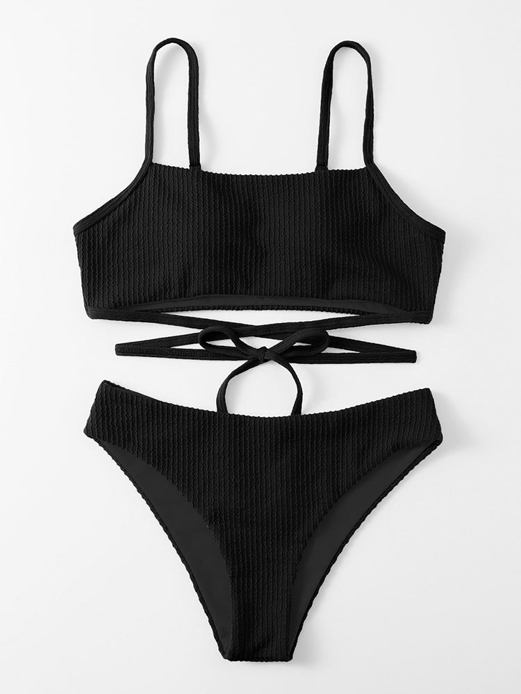 Dam Bikini-set med justerbara band och modernt vriddetalj Mirla-Eva Jonsson