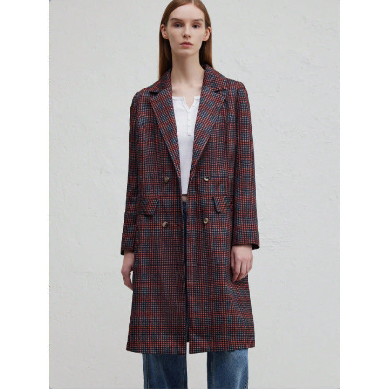 Dam Blazer med rutmönster och snygg design Mirla-Eva Jonsson