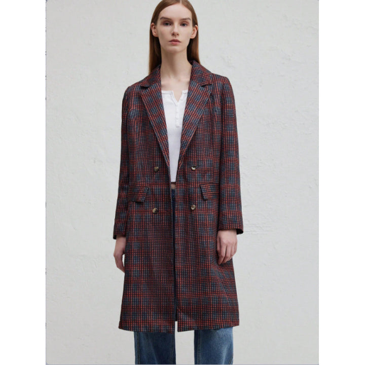 Dam Blazer med rutmönster och snygg design Mirla-Eva Jonsson