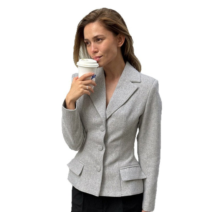 Dam Blazerjacka med figursydd silhuett och eleganta detaljer Eva Jonsson-Eva Jonsson