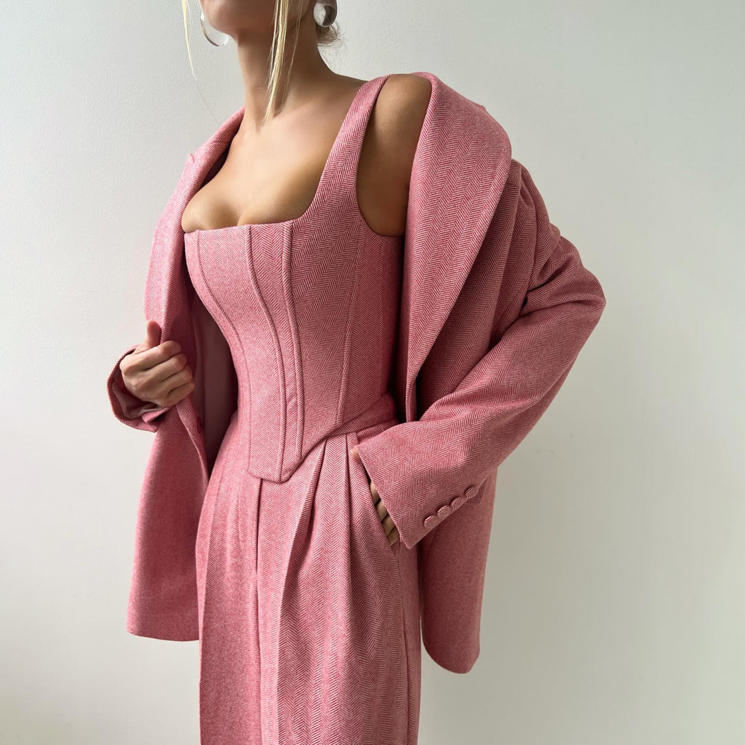 Dam Blazersklänning i elegant och figurnära stil Eva Jonsson-Eva Jonsson