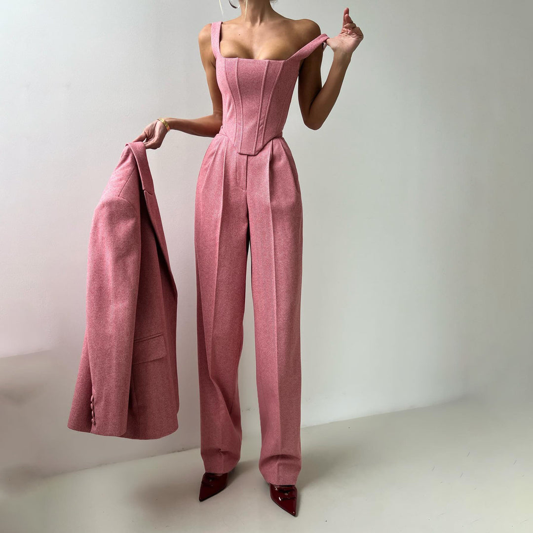 Dam Blazersklänning i elegant och figurnära stil Mirla-Eva Jonsson