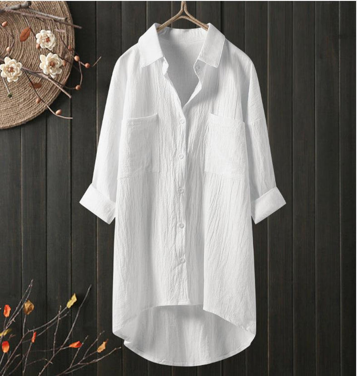 Dam Blus med avslappnad skärning och långa ärmar Eva Jonsson-Eva Jonsson