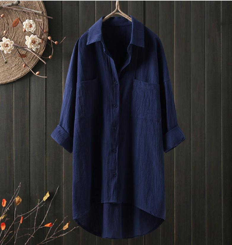 Dam Blus med avslappnad skärning och långa ärmar Eva Jonsson-Eva Jonsson