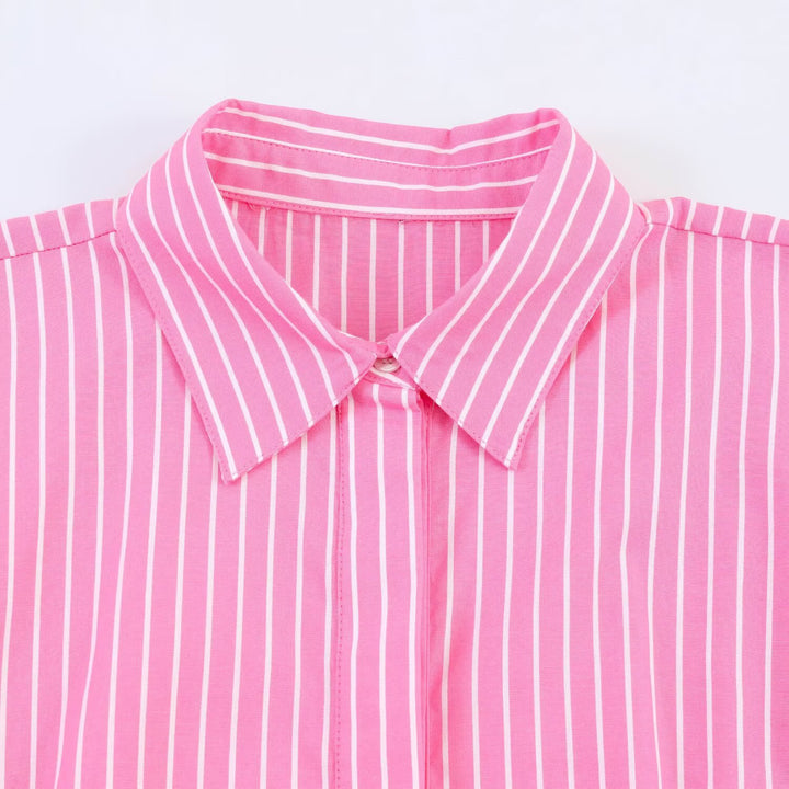 Dam Blusenshirt med voluminösa ärmar och elegant snitt Mirla-Eva Jonsson