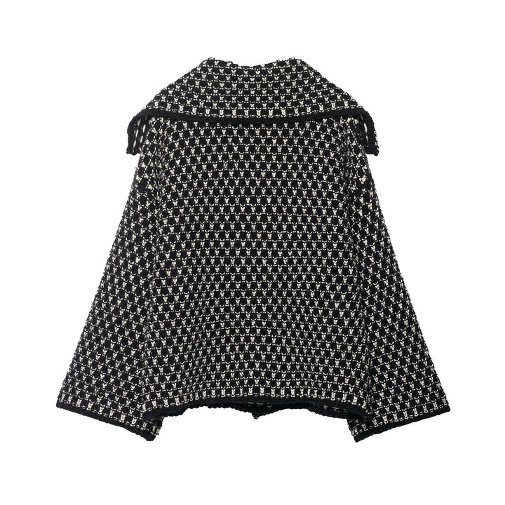 Dam Bouclé Jacka med Elegant Design & Stora Fickor | Mirla-Eva Jonsson