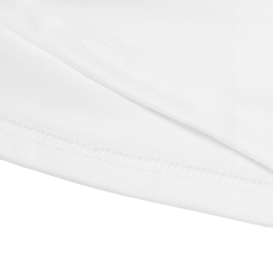 Dam Crop-T-shirt med kreativt tryck och rosett detalj Mirla-Eva Jonsson