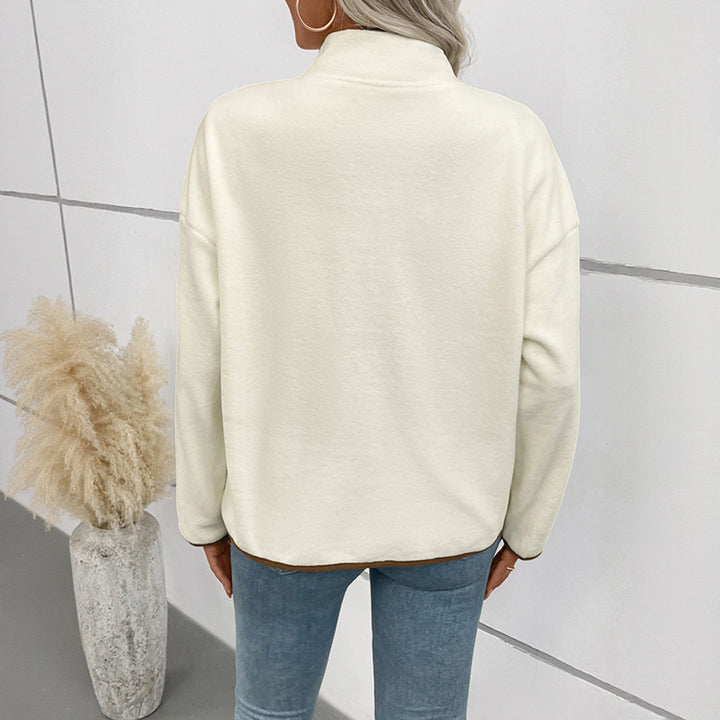 Dam Damen fleecejacka med kontrasterande detaljer Eva Jonsson-Eva Jonsson