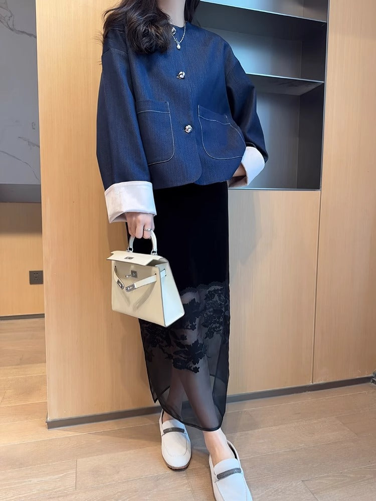 Dam Elegant Kort Blazer Mirla-Eva Jonsson