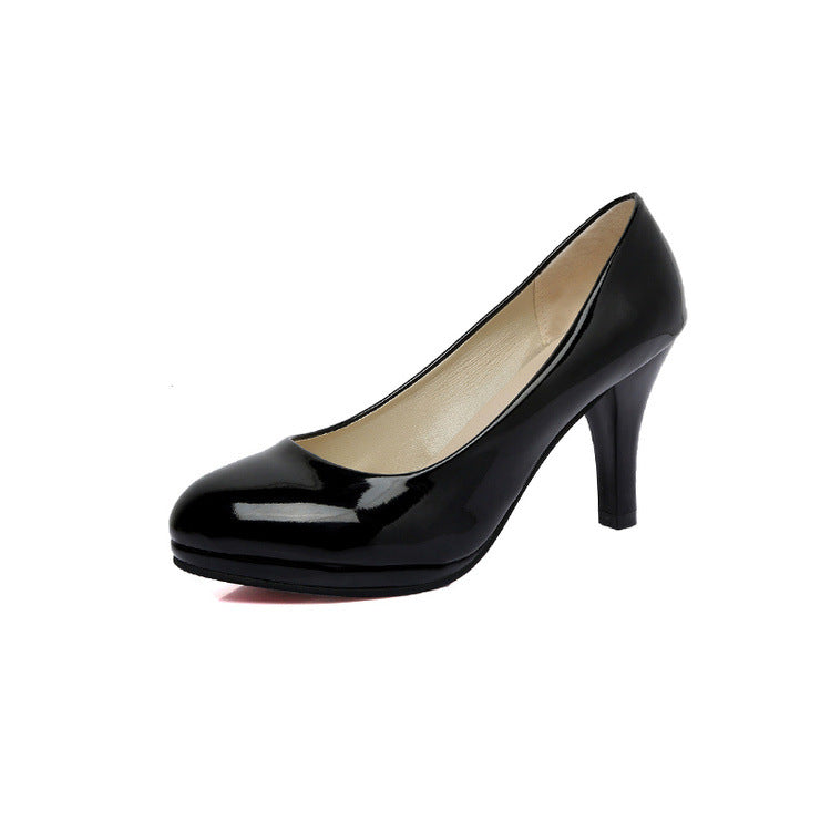 Dam Elegant Lackpumps med Högkvalitativ Komfort och Feminint Silhuett Mirla-Eva Jonsson