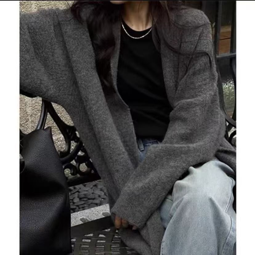 Dam Elegant och Varm Oversized Cardigan Mirla-Eva Jonsson