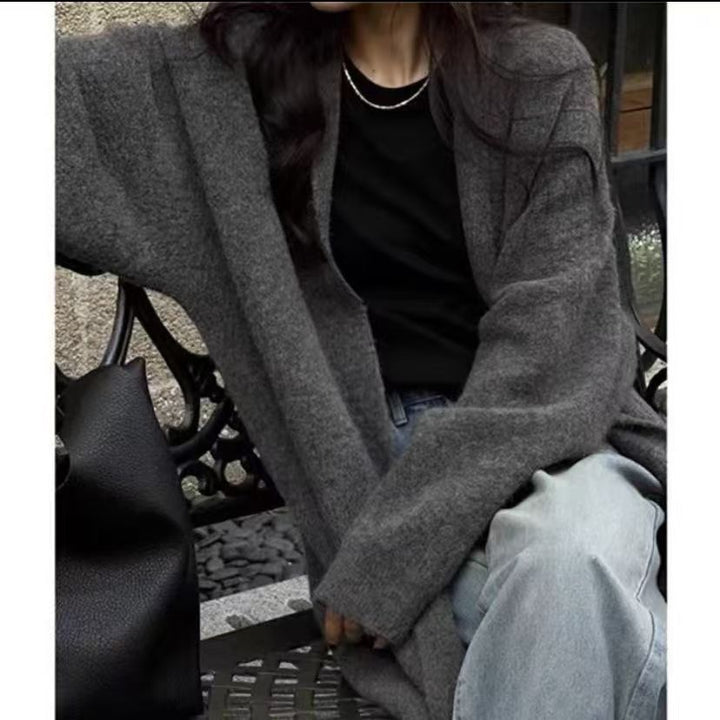 Dam Elegant och Varm Oversized Cardigan Mirla-Eva Jonsson