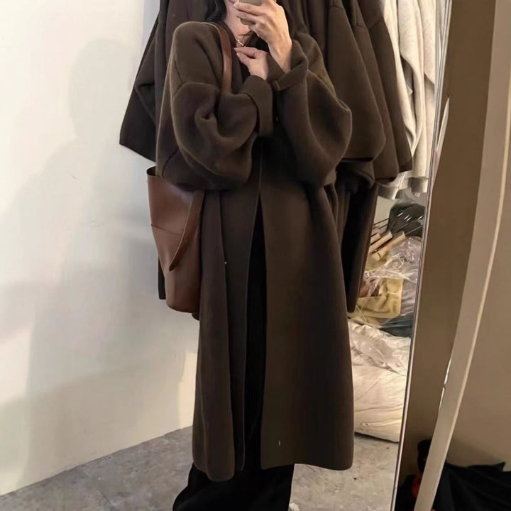 Dam Elegant och Varm Oversized Cardigan Mirla-Eva Jonsson
