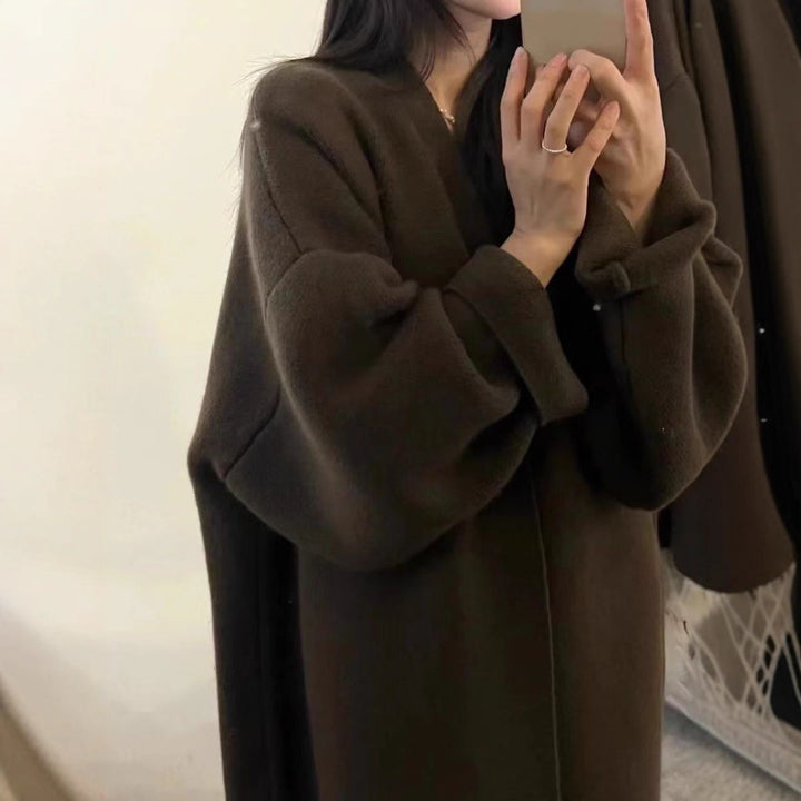 Dam Elegant och Varm Oversized Cardigan Mirla-Eva Jonsson