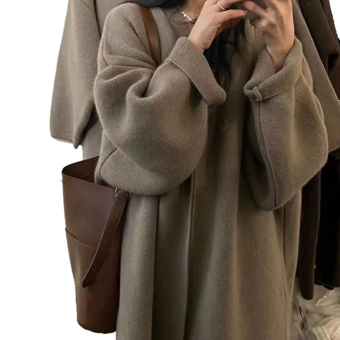 Dam Elegant och Varm Oversized Cardigan Mirla-Eva Jonsson