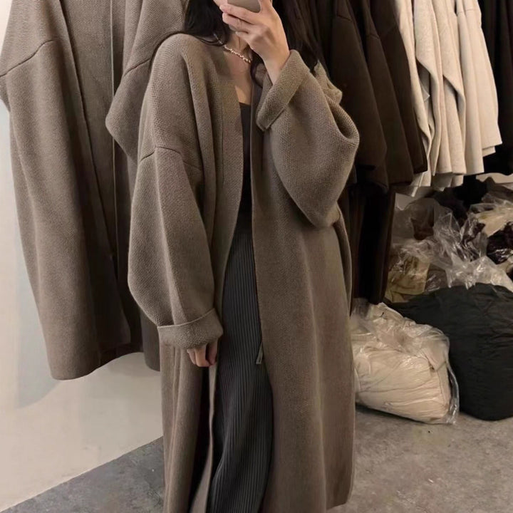 Dam Elegant och Varm Oversized Cardigan Mirla-Eva Jonsson