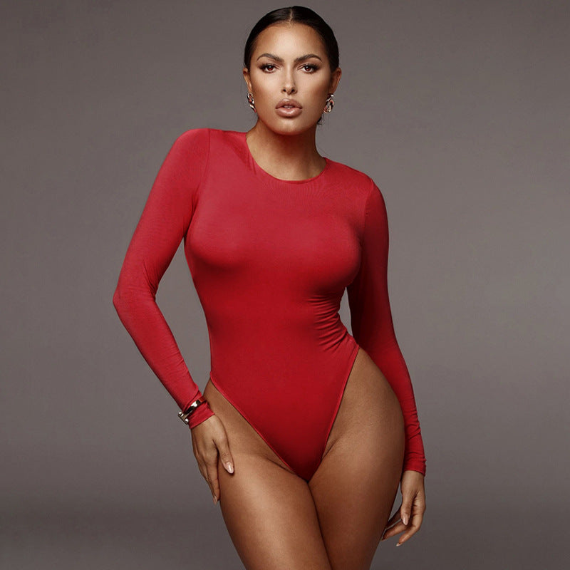 Dam Figurformad Långärmad Bodysuit Mirla-Eva Jonsson