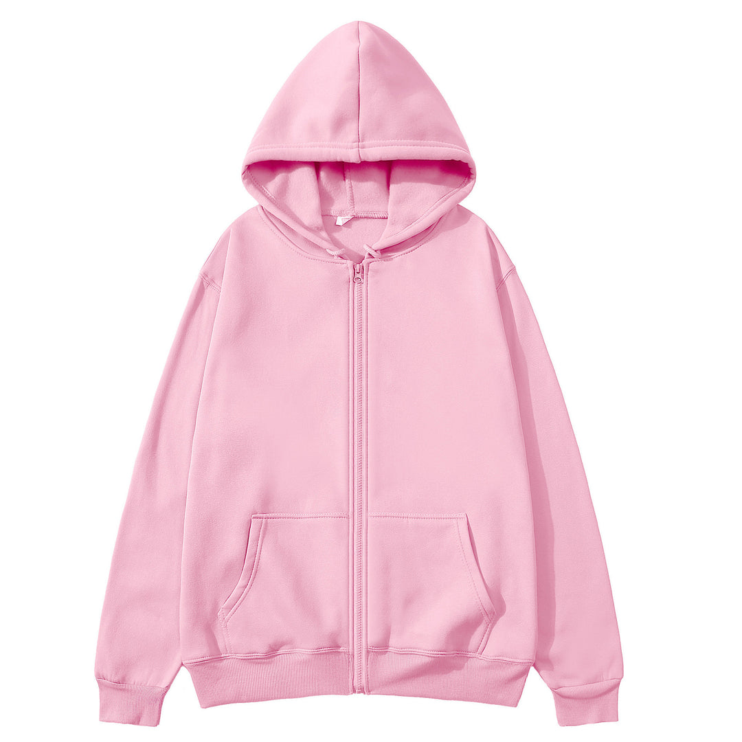 Dam Fleece Hoodie med hel dragkedja Mirla-Eva Jonsson