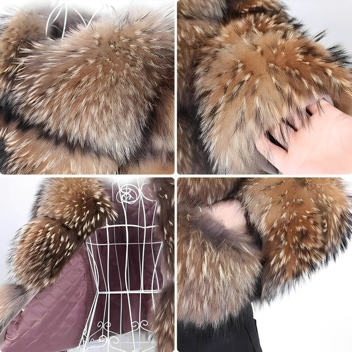 Dam Fuskpälsjacka med Kort & Fluffig Design | Eva Jonsson-Eva Jonsson