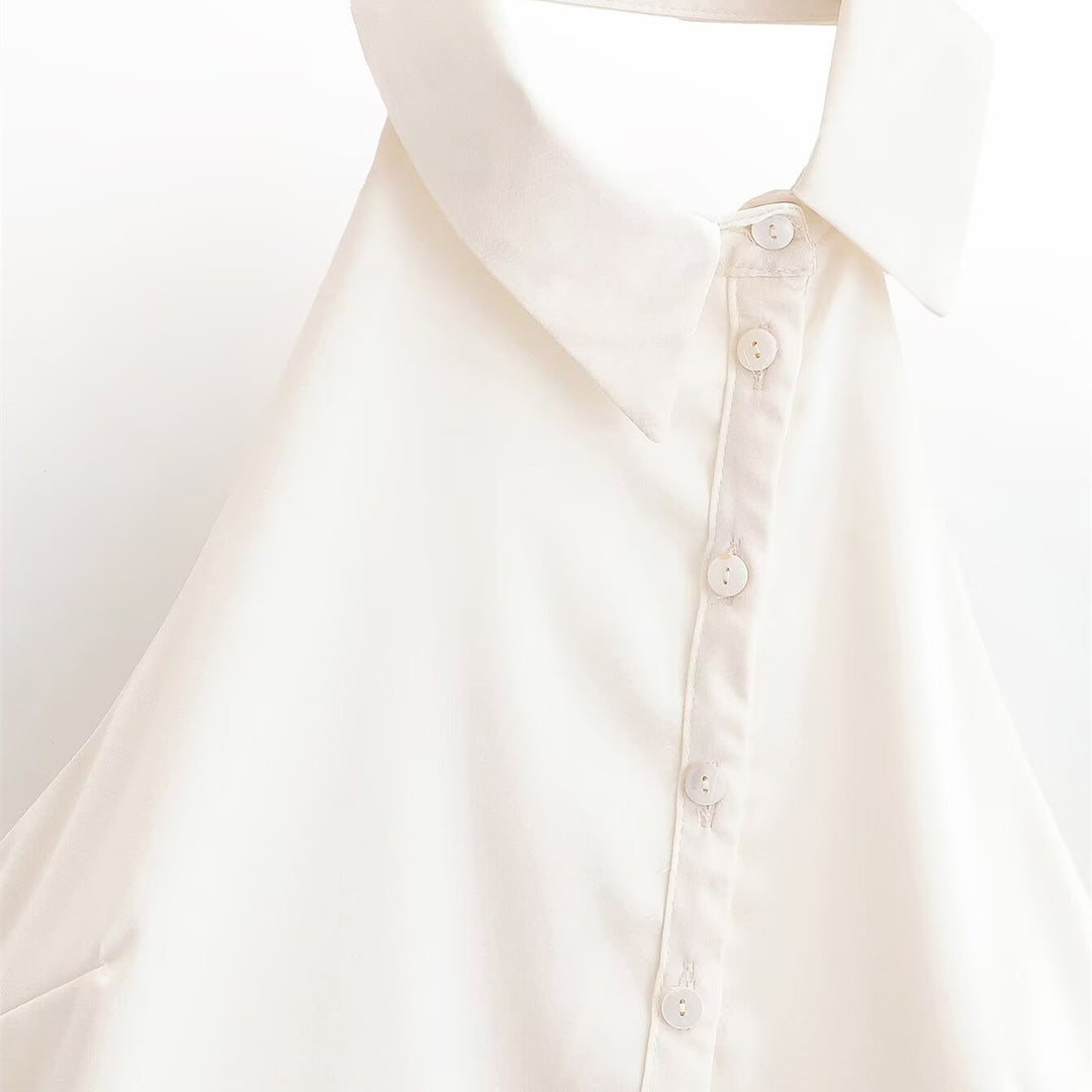 Dam Hängande blus med elegant knapprad Mirla-Eva Jonsson
