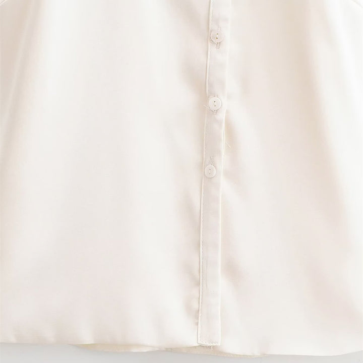 Dam Hängande blus med elegant knapprad Mirla-Eva Jonsson