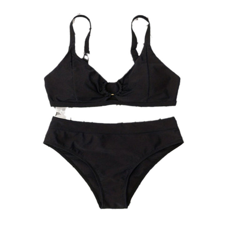 Dam Högmidjad bikini med ringdetalj Mirla-Eva Jonsson