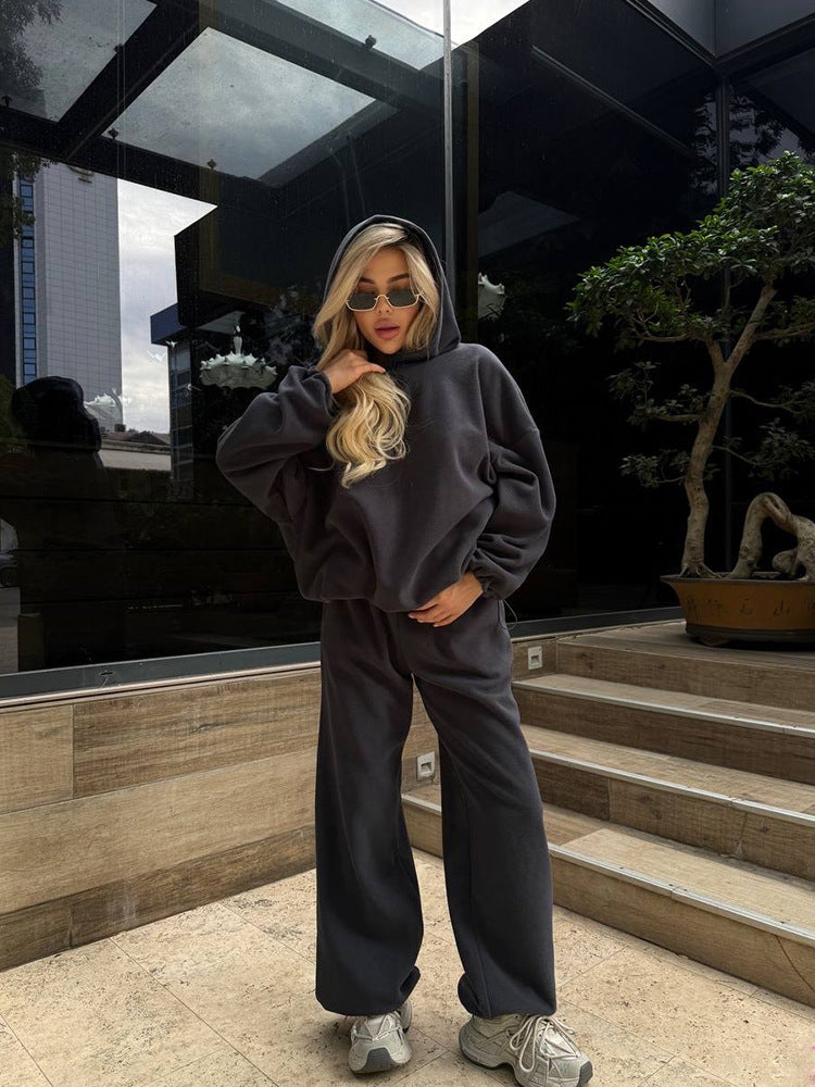 Dam Hoodie och joggingset med avslappnad passform Mirla-Eva Jonsson