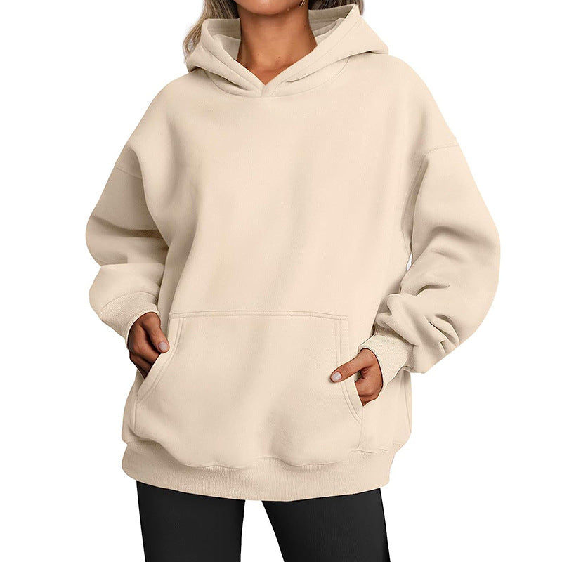 Dam Hoodies i oversized stil med praktiska kängurufickor Mirla-Eva Jonsson