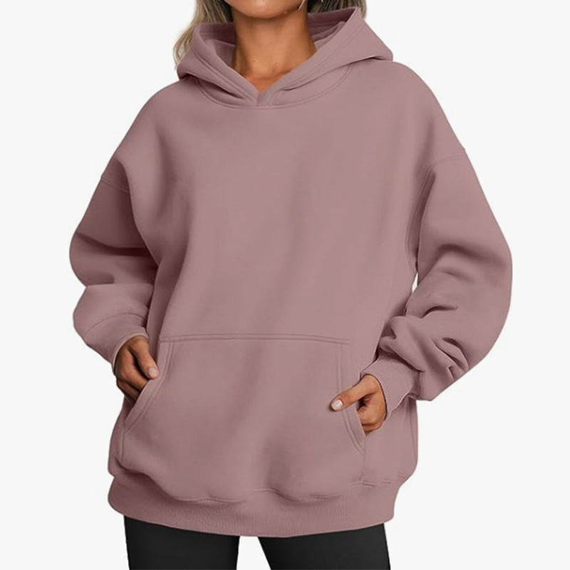 Dam Hoodies i oversized stil med praktiska kängurufickor Mirla-Eva Jonsson