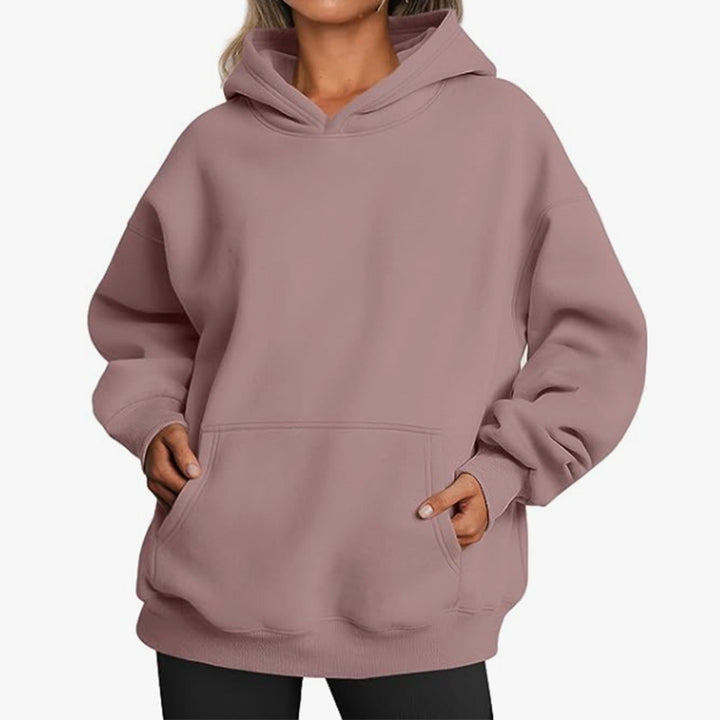 Dam Hoodies i oversized stil med praktiska kängurufickor Mirla-Eva Jonsson