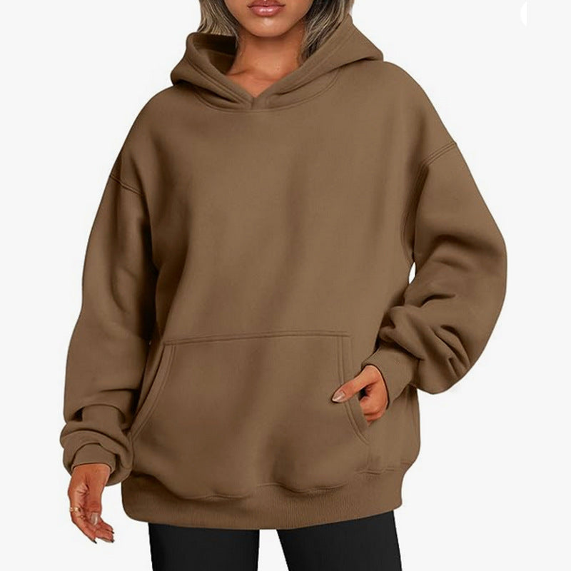 Dam Hoodies i oversized stil med praktiska kängurufickor Mirla-Eva Jonsson