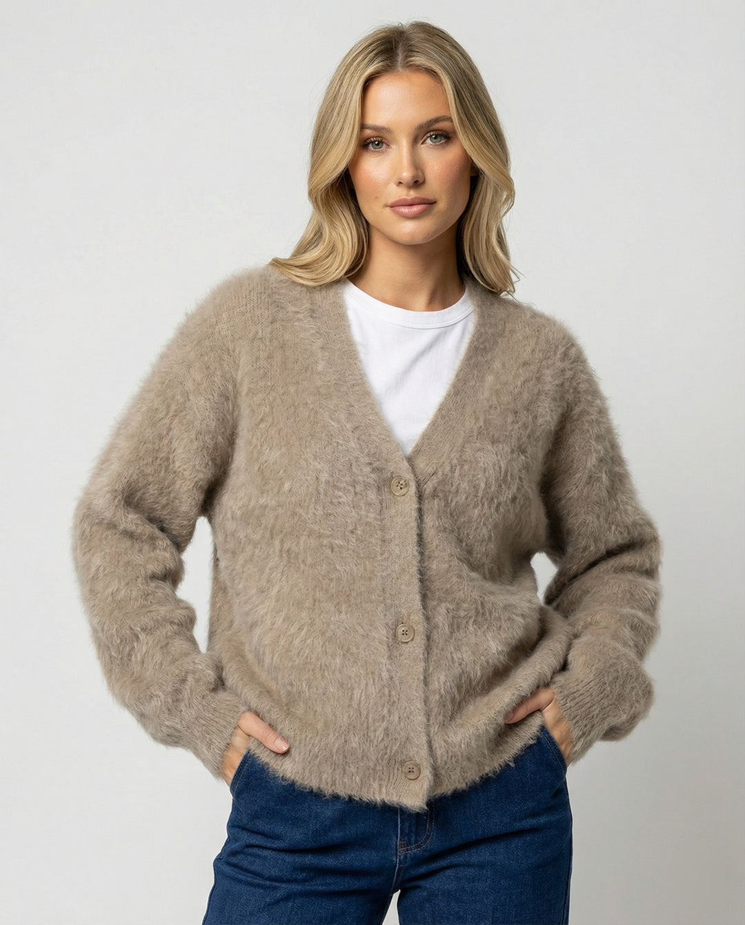 Dam Kashmir Kofta med Knäppning & Loose Fit | Eva Jonsson-Eva Jonsson