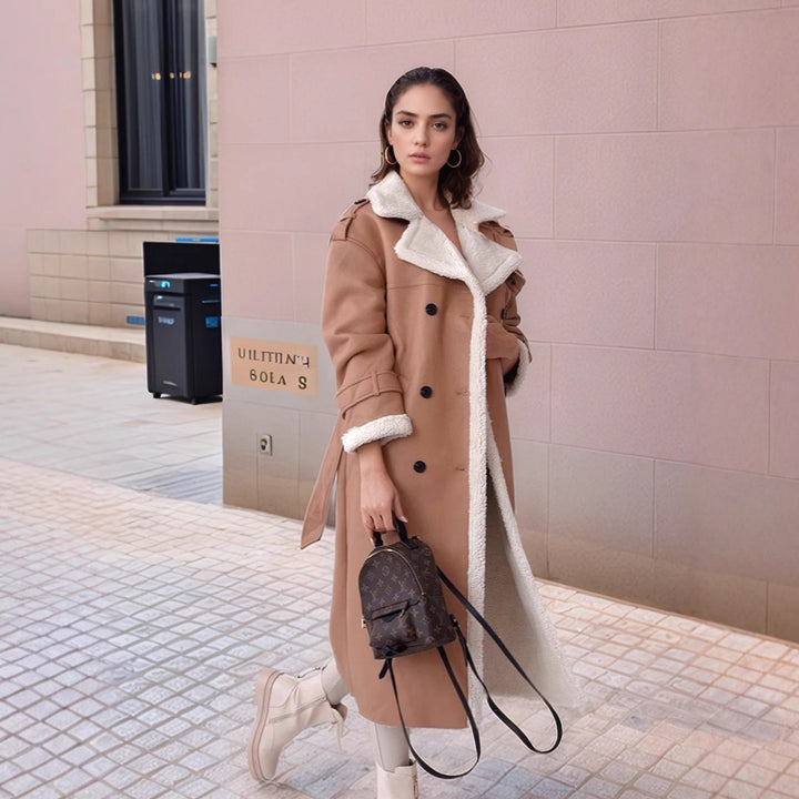 Dam Lång Teddy-Trenchcoat Eva Jonsson-Eva Jonsson