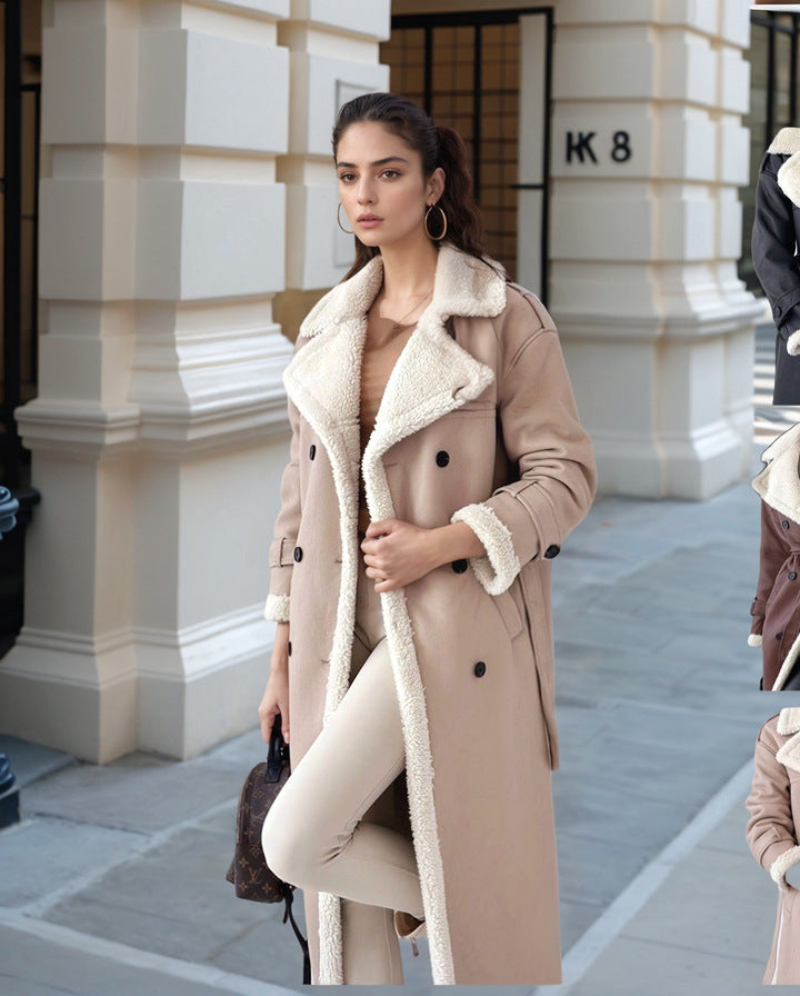 Dam Lång Teddy-Trenchcoat Eva Jonsson-Eva Jonsson