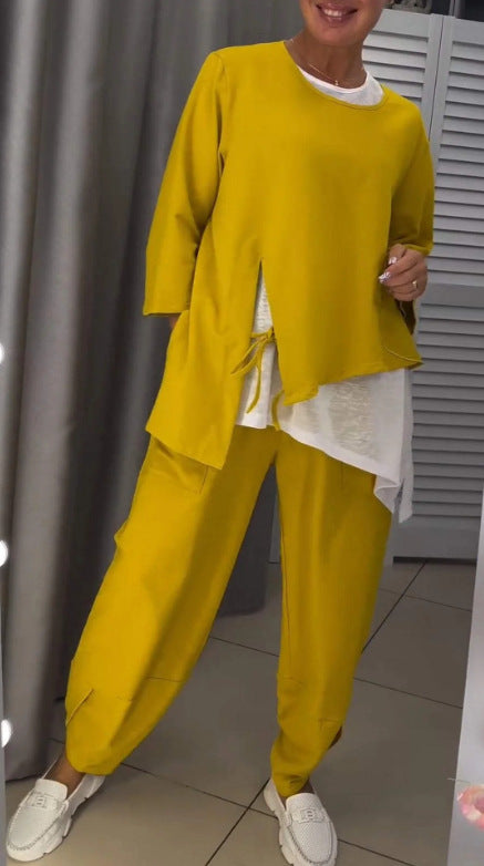 Dam Lätt lounge-set med fashionabla detaljer Mirla-Eva Jonsson