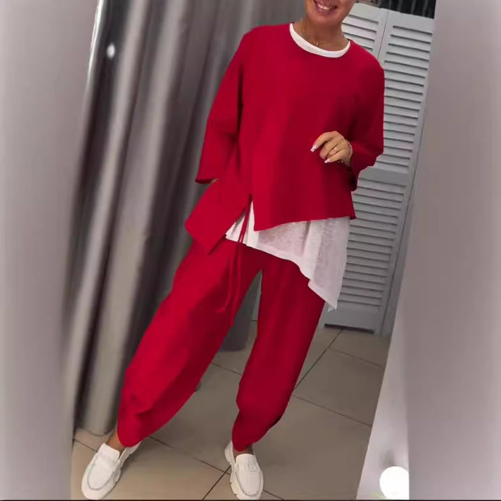 Dam Lätt lounge-set med fashionabla detaljer Mirla-Eva Jonsson