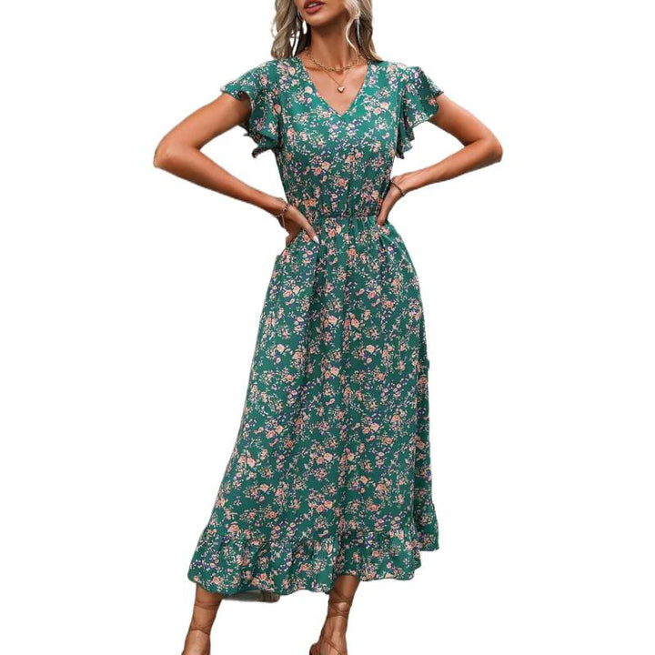 Dam Midikjol med blommönster Mirla-Eva Jonsson