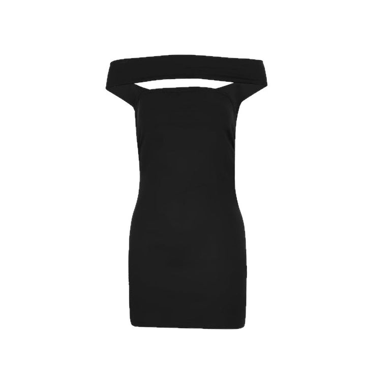 Dam Off-Shoulder Miniklänning med strukturerad design Mirla-Eva Jonsson