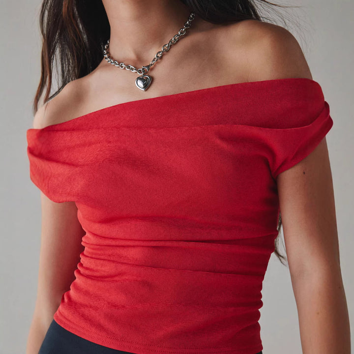 Dam Off-Shoulder Topp med figursmickrande snitt Mirla-Eva Jonsson
